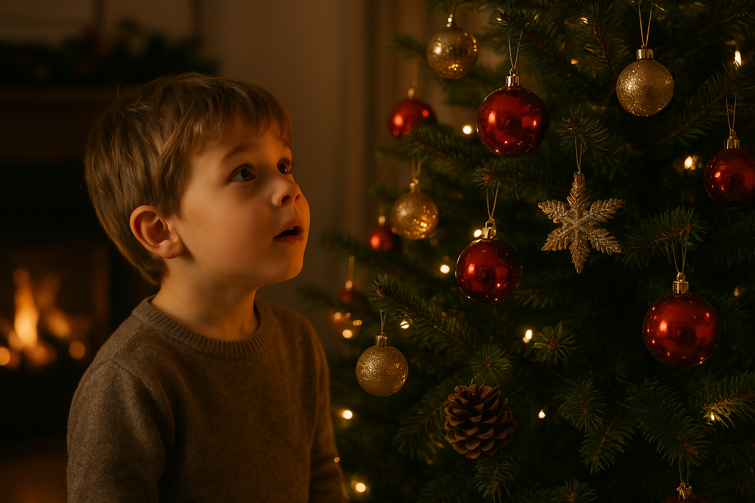 waarom kerstboom met kerst - Illustration