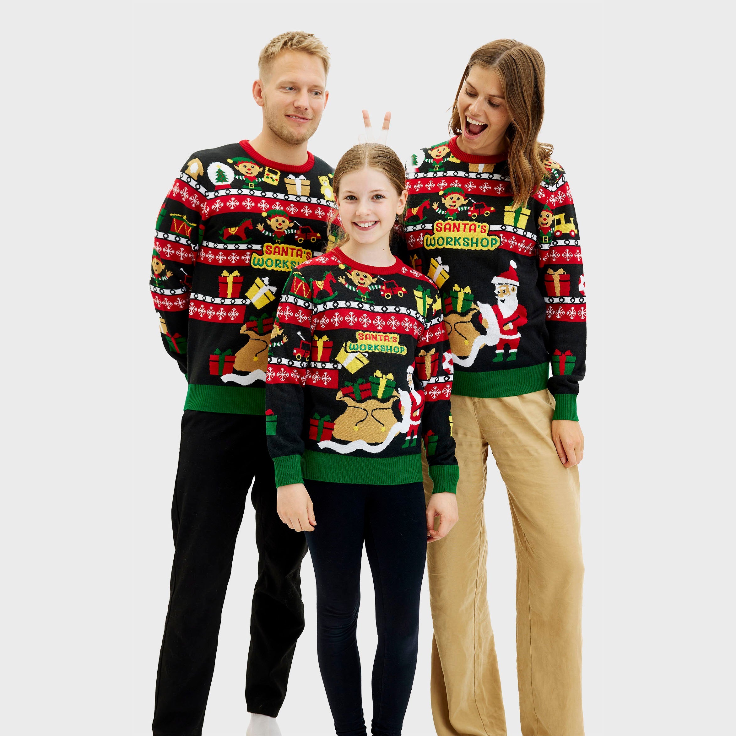 Santa's Workshop Kersttrui - Kinderen