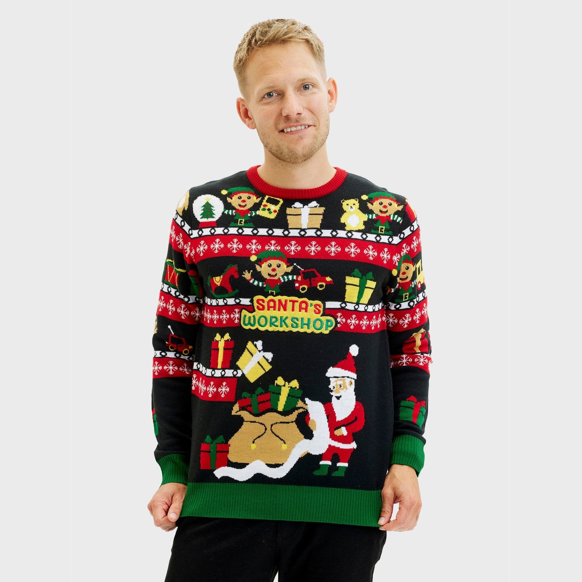Santa’s Workshop Sweater - Heren