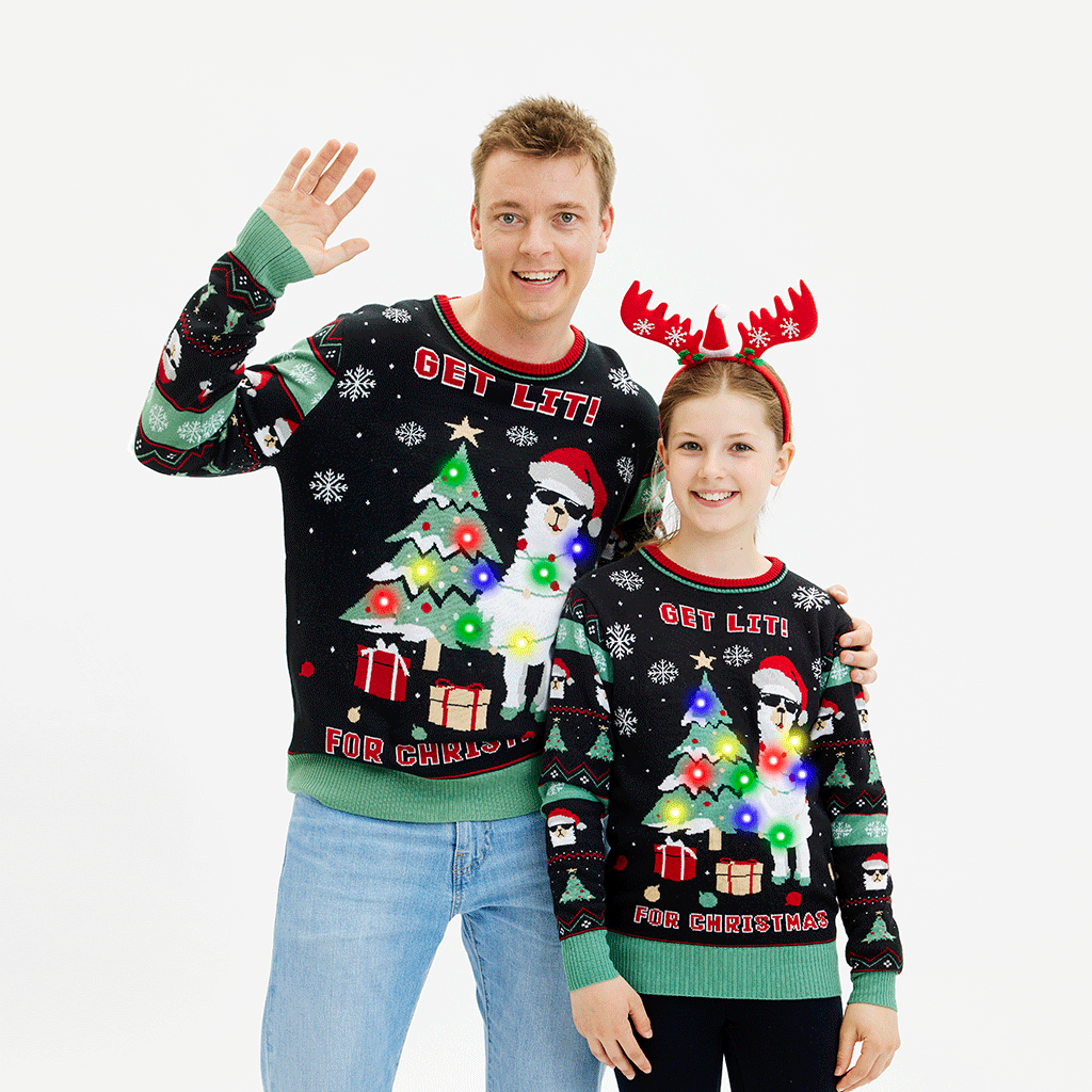Glitter foute kersttrui hoodie zwart Merry Christmas glitter steentjes voor heren - Capuchon trui | Fun en Feest Glitter foute kersttrui hoodie zwart Merry Christmas glitter steentjes voor heren - Capuchon trui | Fun en Feest