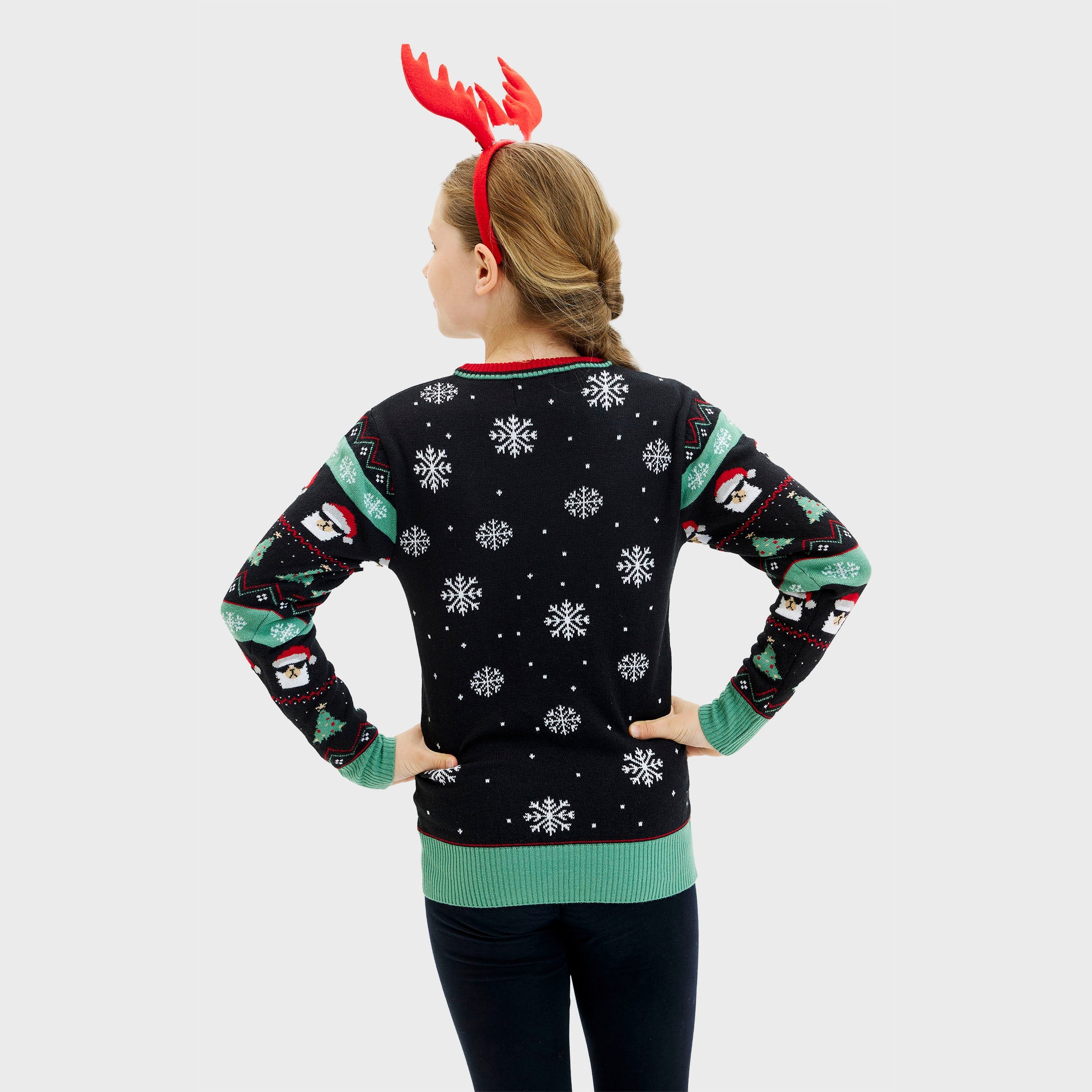 Get Lit Llama Christmas Sweater - Kinderen