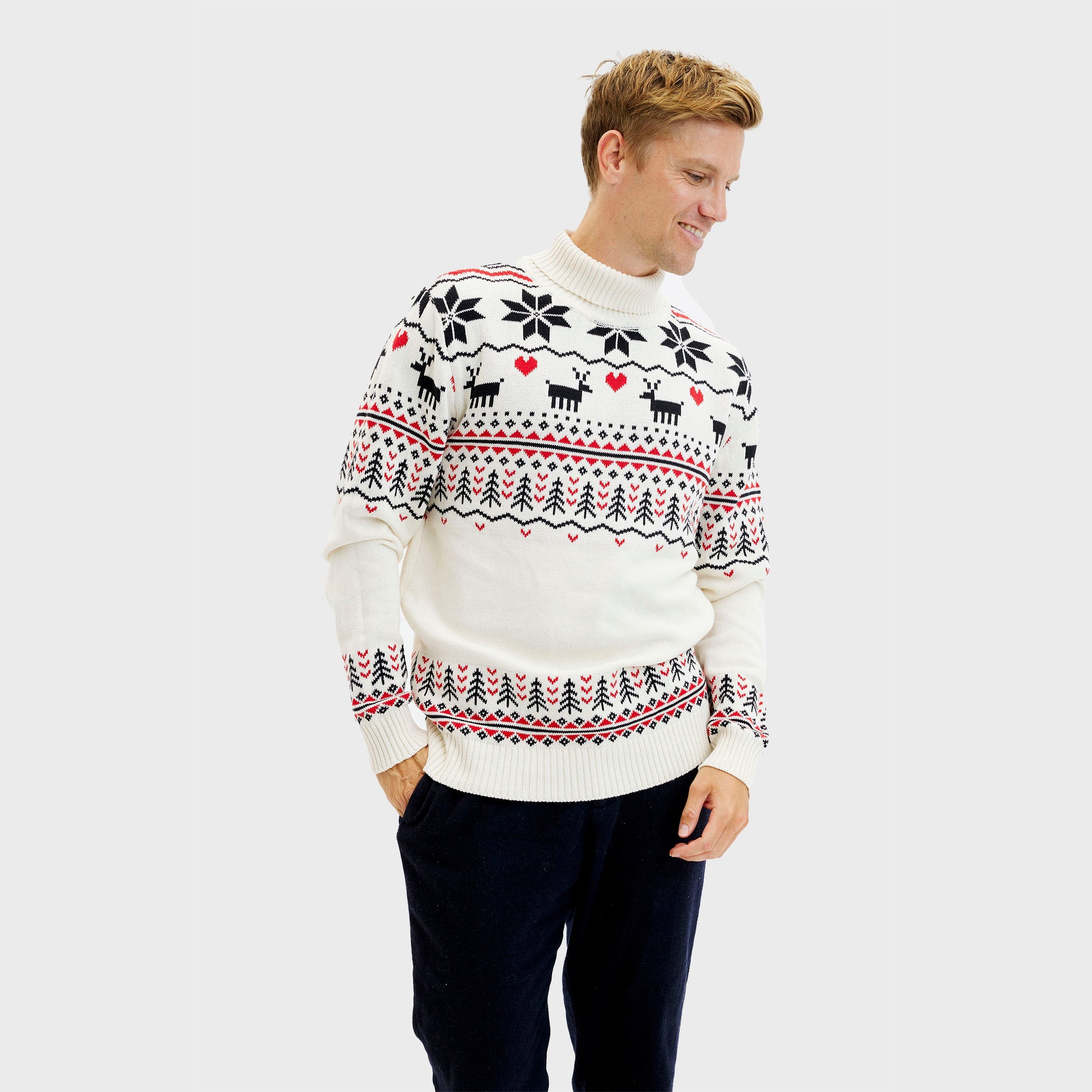 The Greenlandish Christmas Sweater - Heren.
