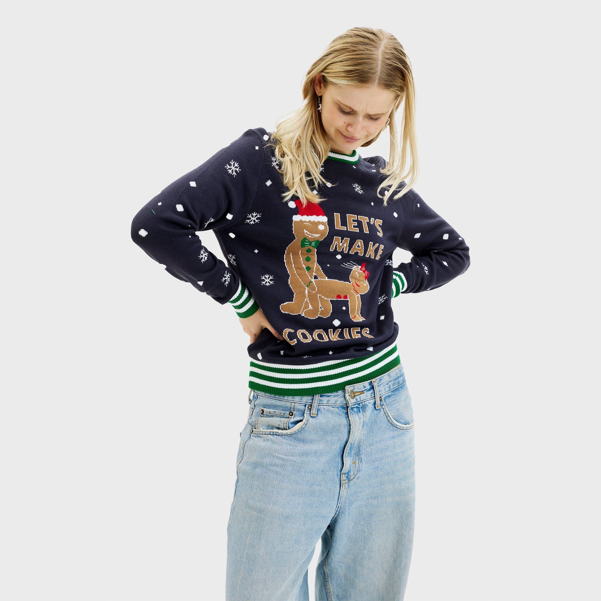 Generisch Kersttrui voor dames, schattig sweatshirt met grafische print Generisch Kersttrui voor dames, schattig sweatshirt met grafische print