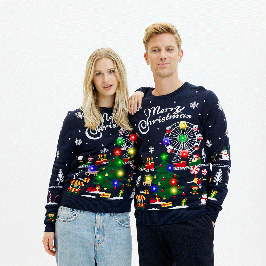 Kerstmarkt Kersttrui - Dames