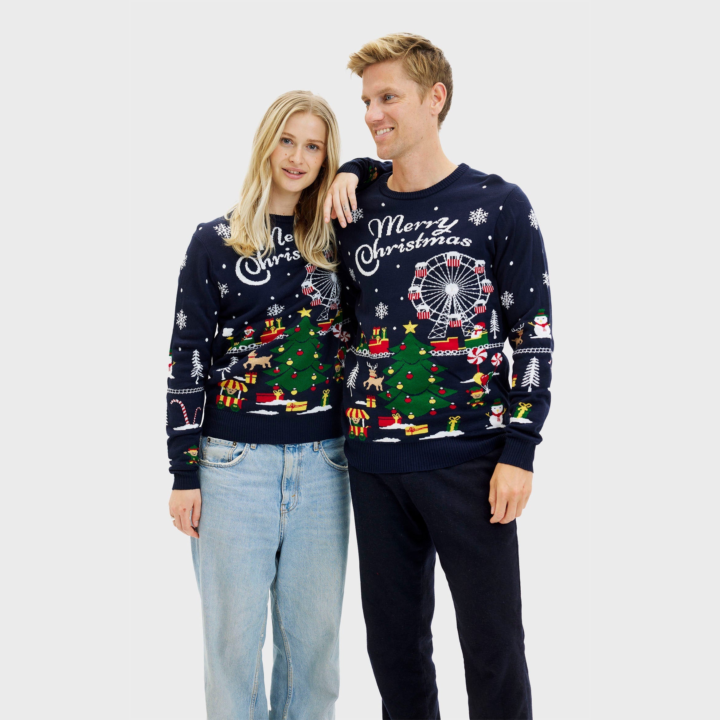 Kerstmarkt Kersttrui - Dames