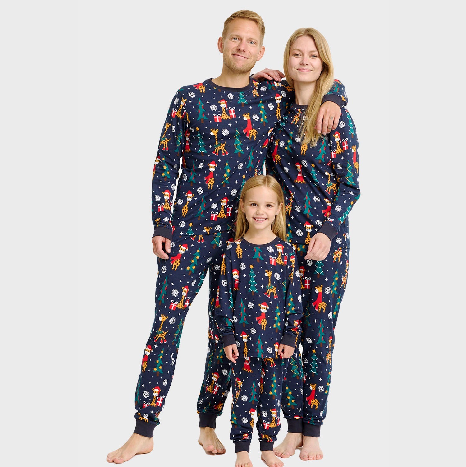 De giraffen kerstpyjama – Kinderen