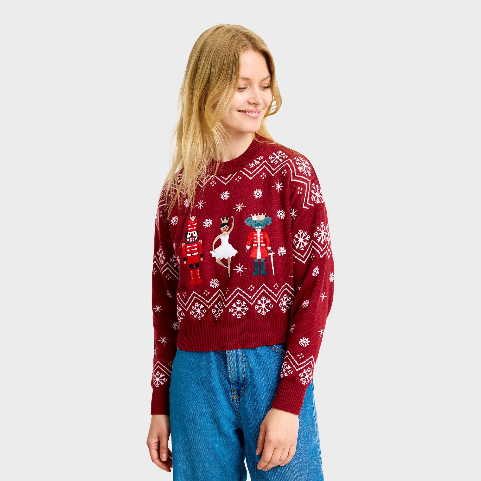 Nutcrackerish kersttrui – Dames