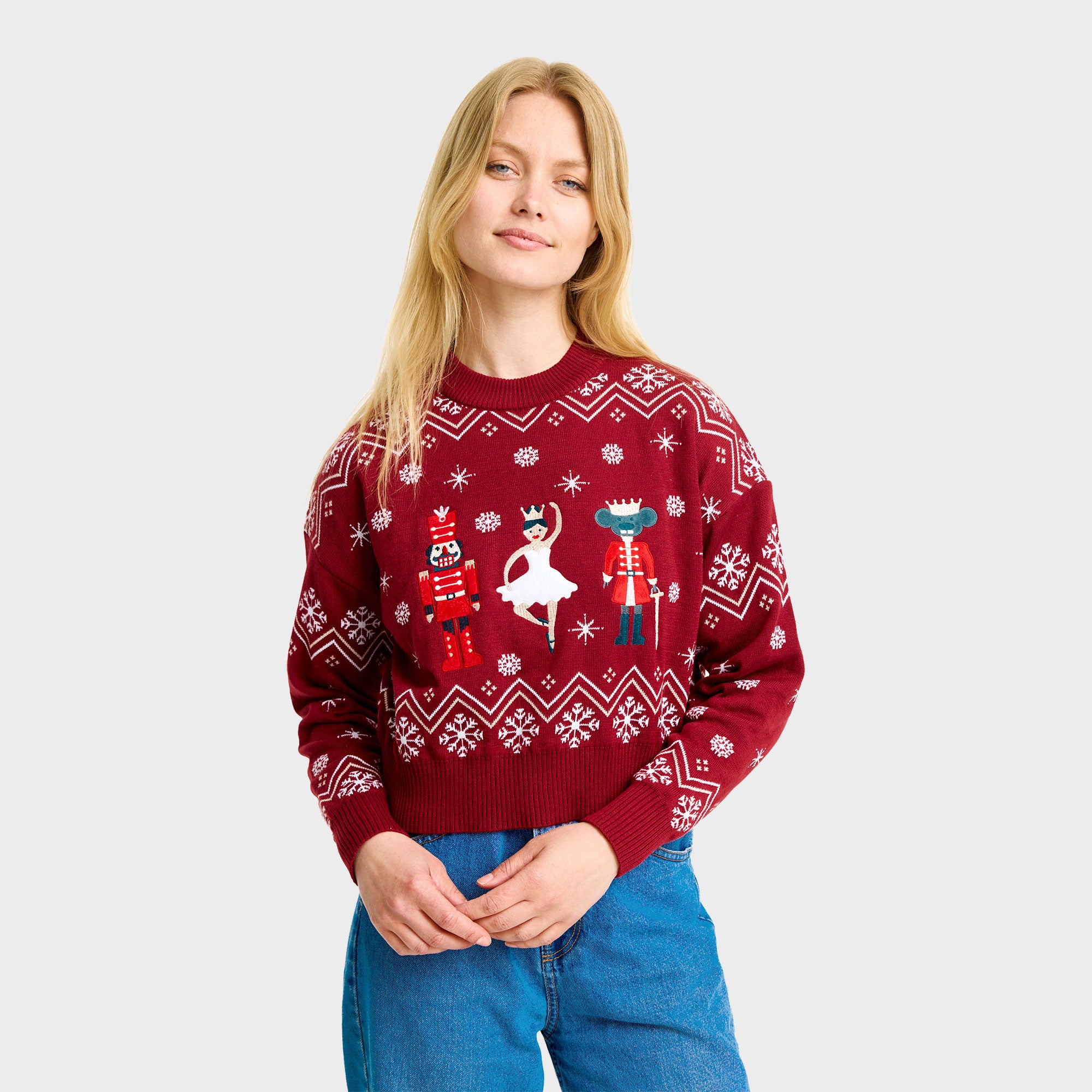 Nutcrackerish kersttrui – Dames
