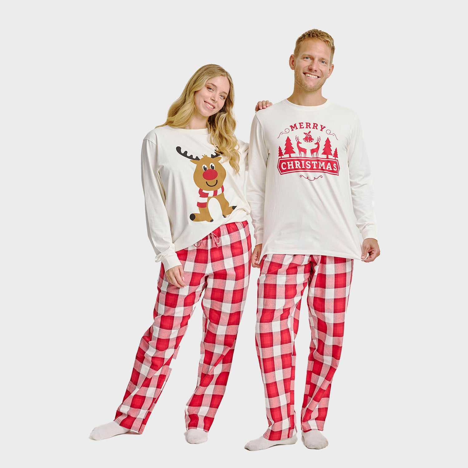The Reindeer pyjama-top – Heren