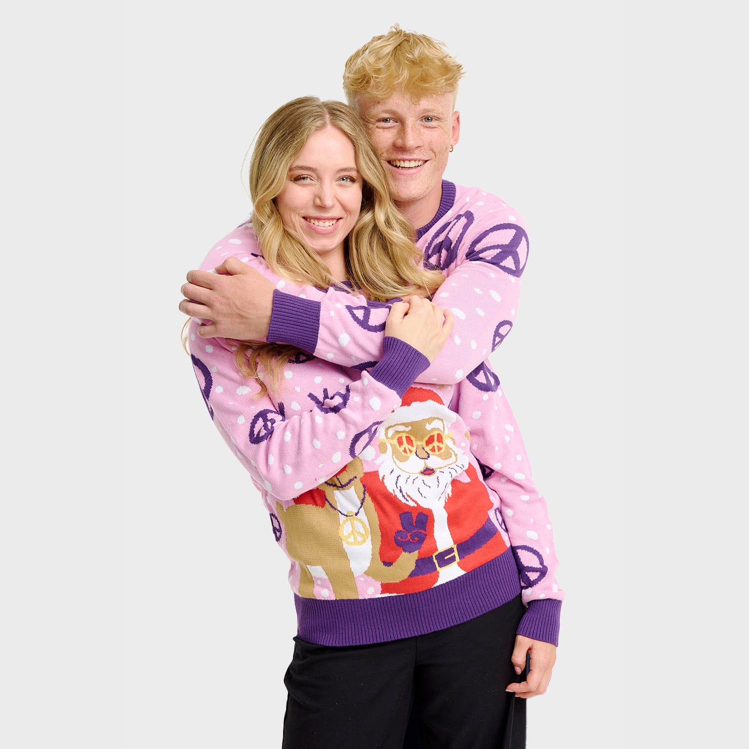 Hippie kersttrui – Dames