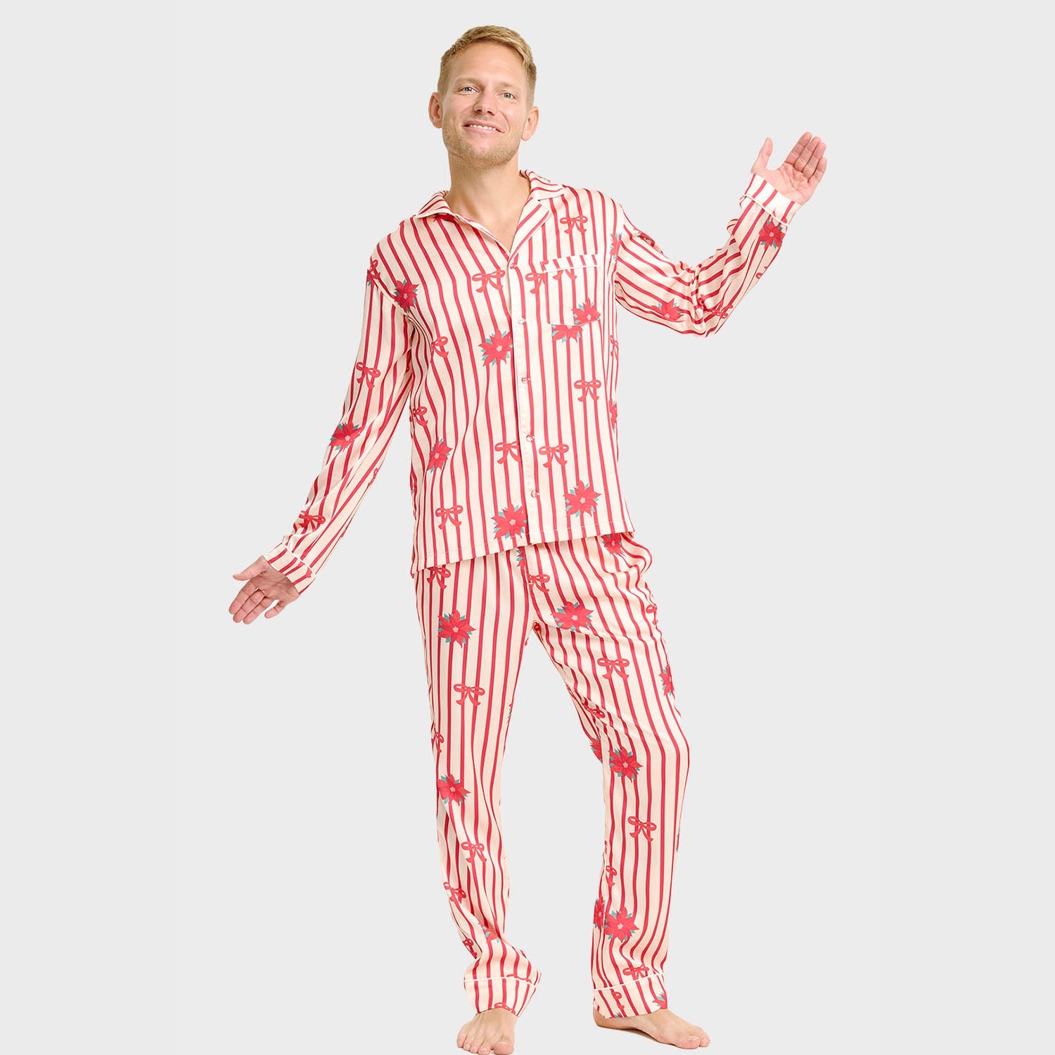 Satijnen pyjama – Heren