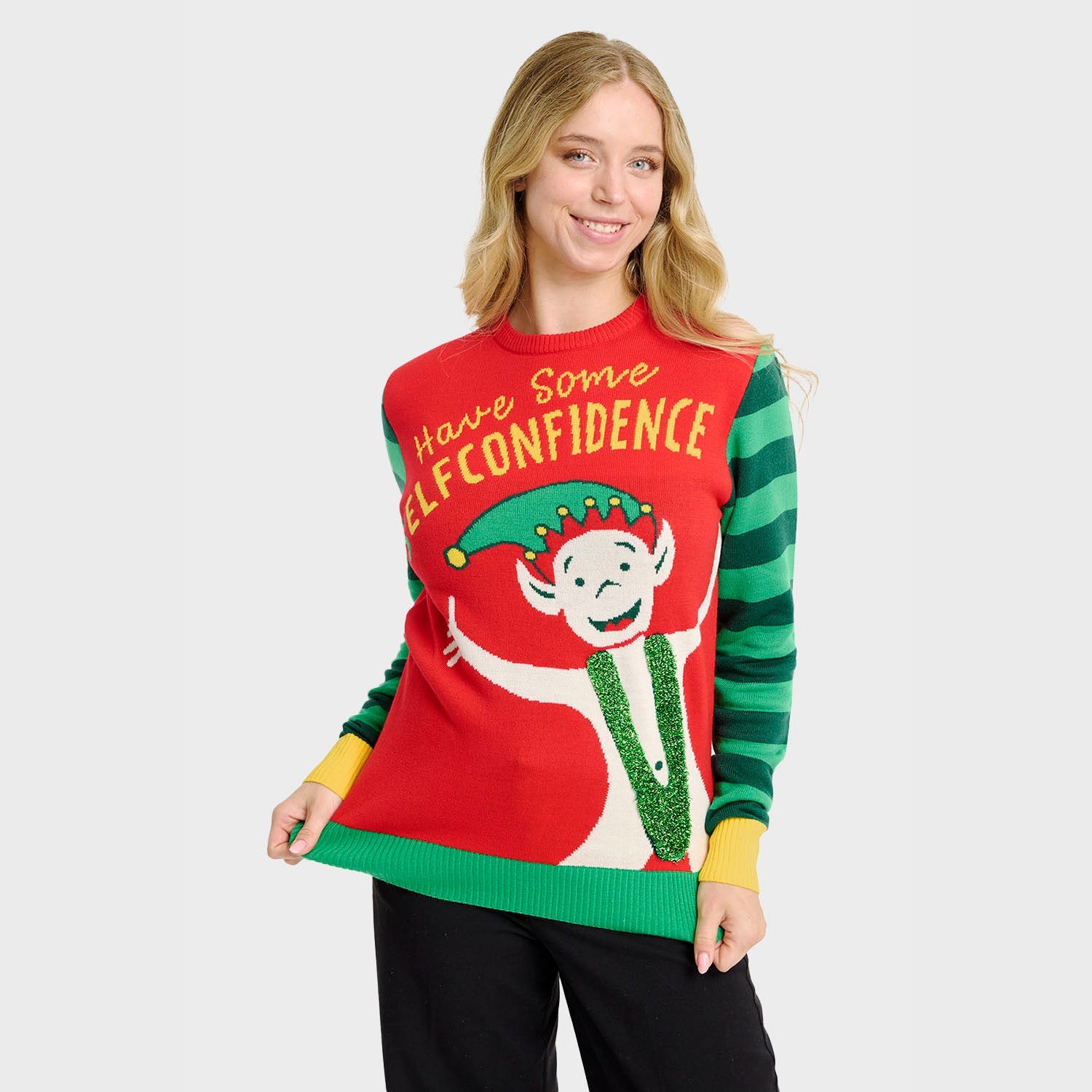 Elf Confidence kersttrui – Dames