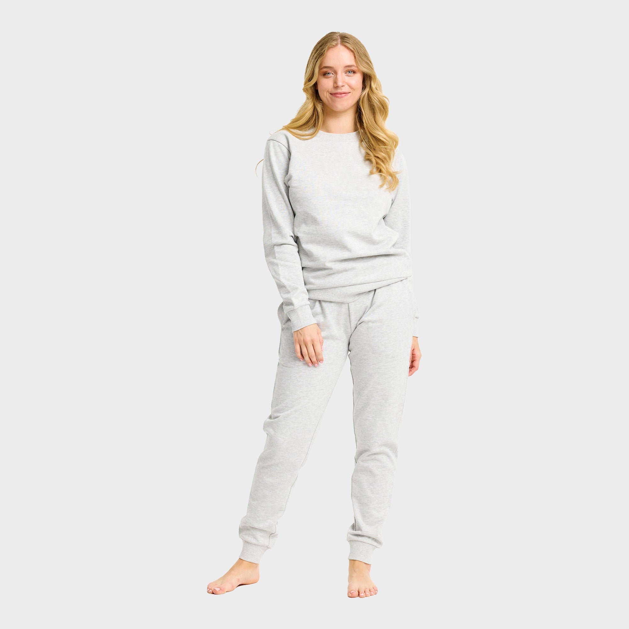 Sweatset grijs - Dames.