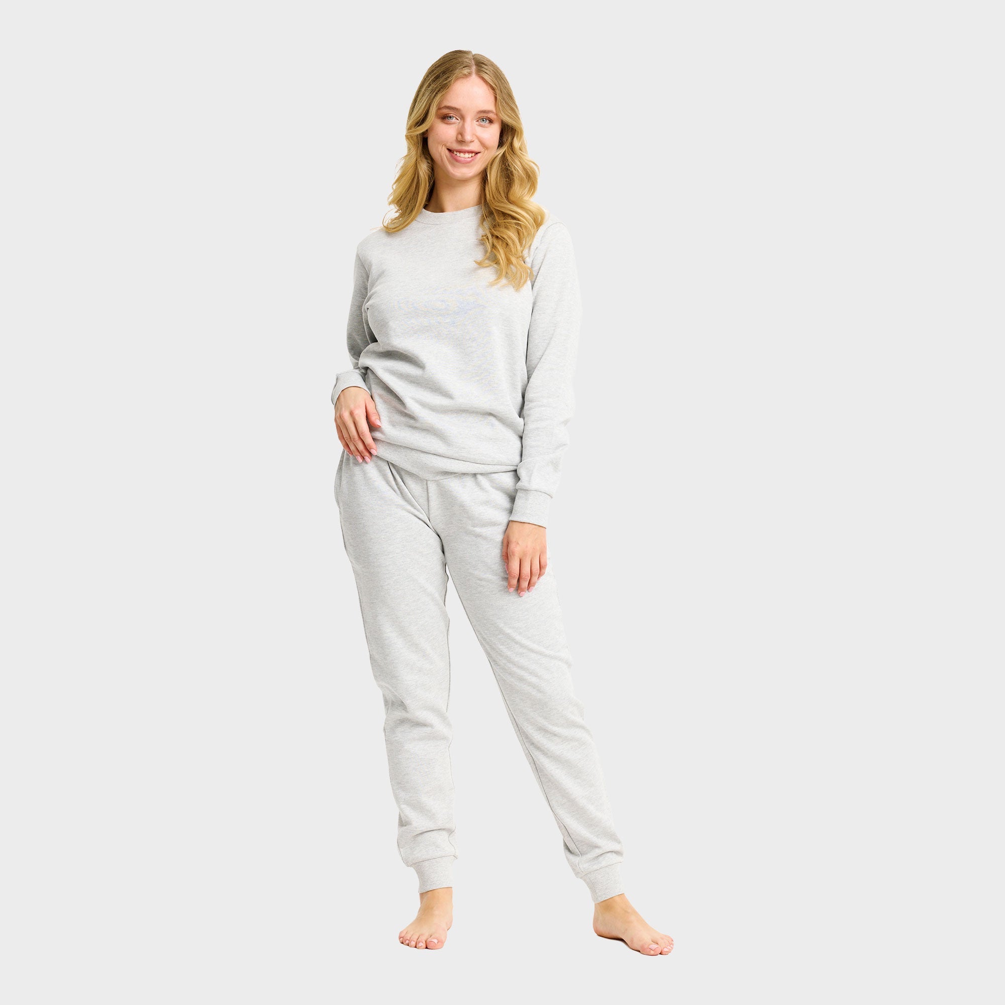Sweatset grijs - Dames.