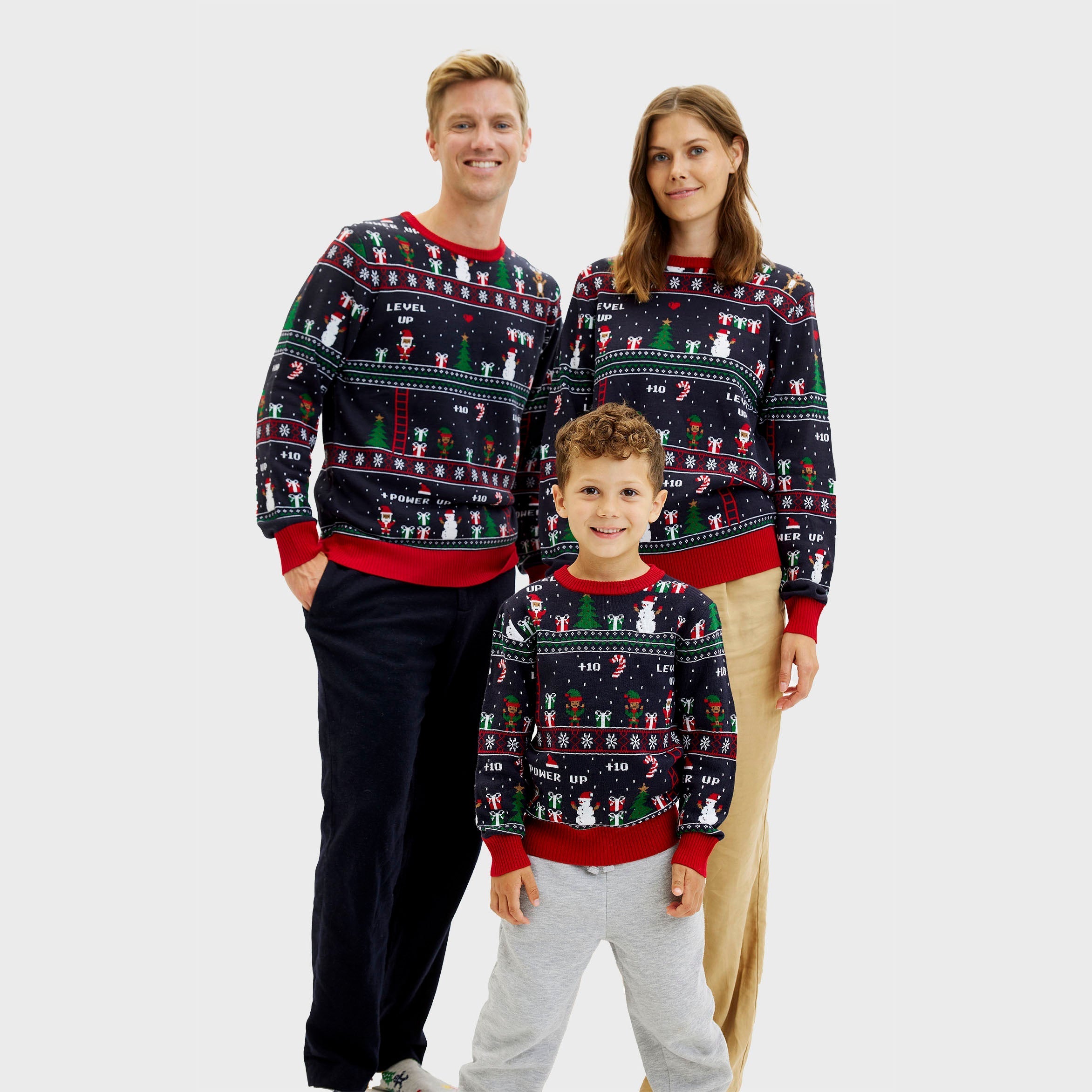 Vintage gamer Kersttrui - Dames