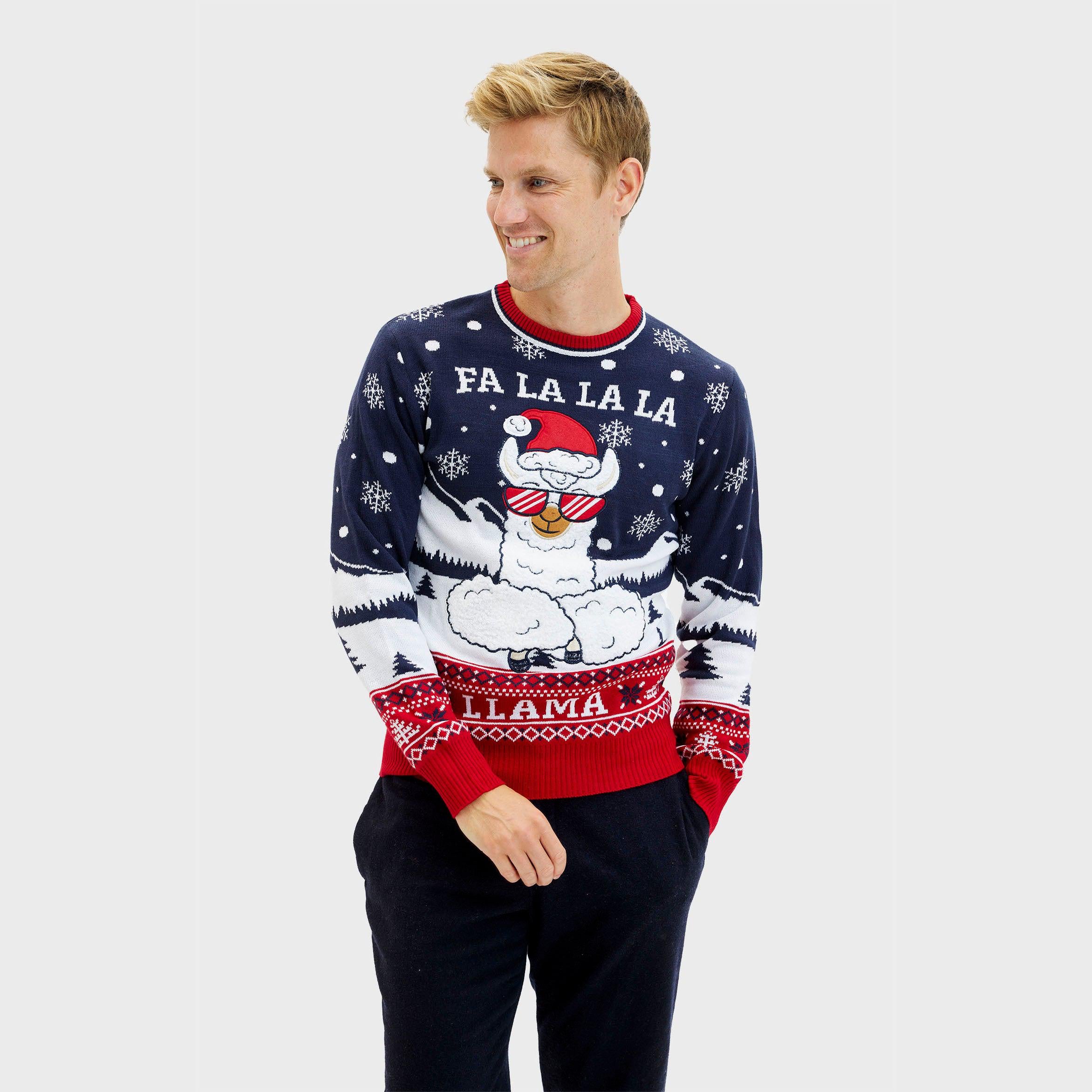 Fa La La La Llama Sweater - Heren