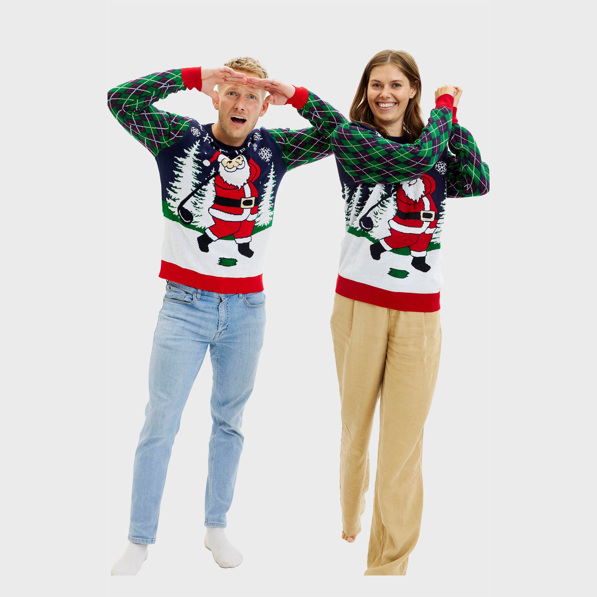 Ho Ho Hole In One Kersttrui - Dames