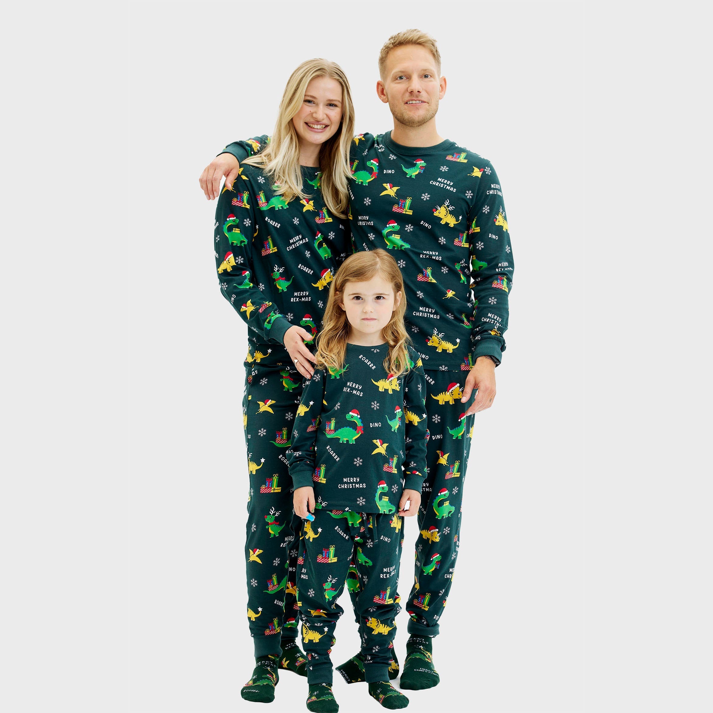 Dino Kerst pyjama - Kinderen.