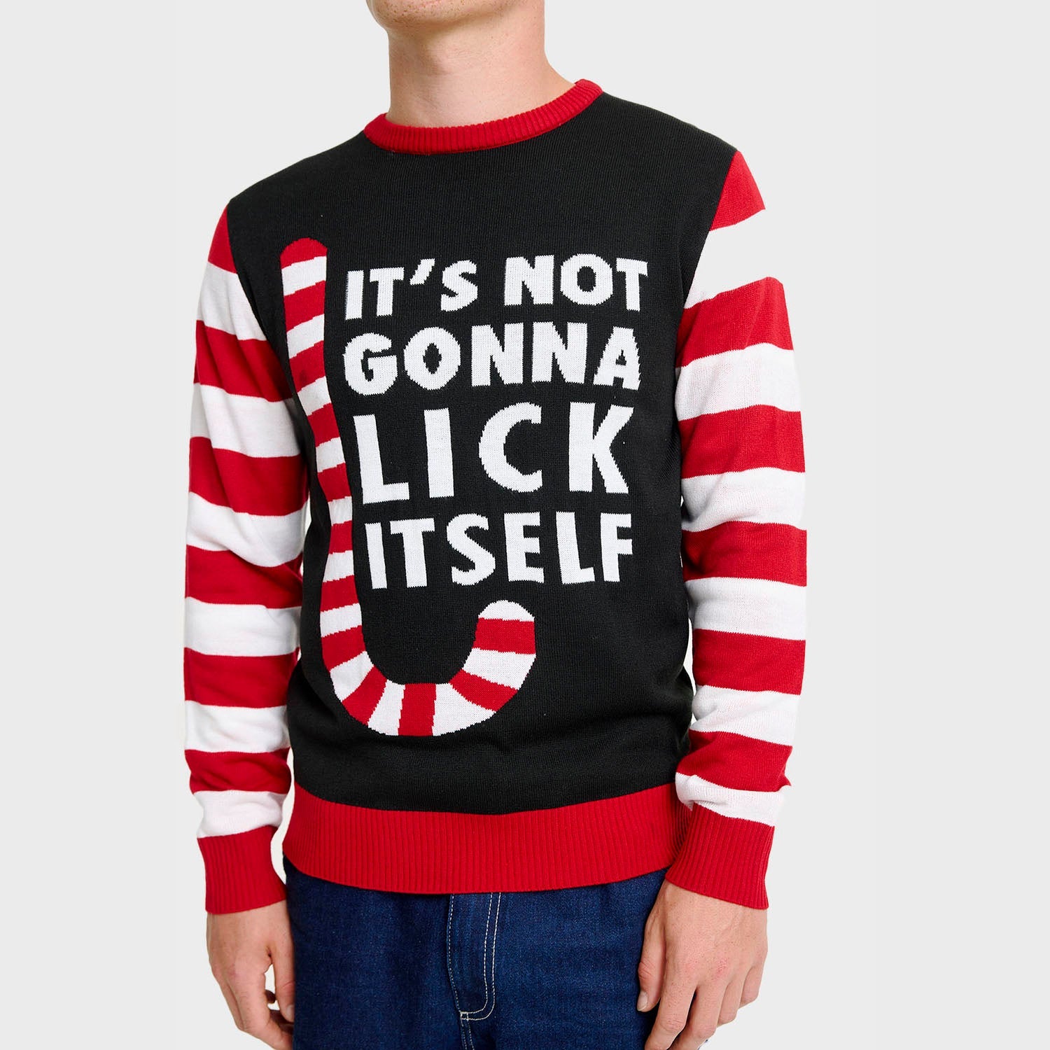 Candy Cane kersttrui – Heren