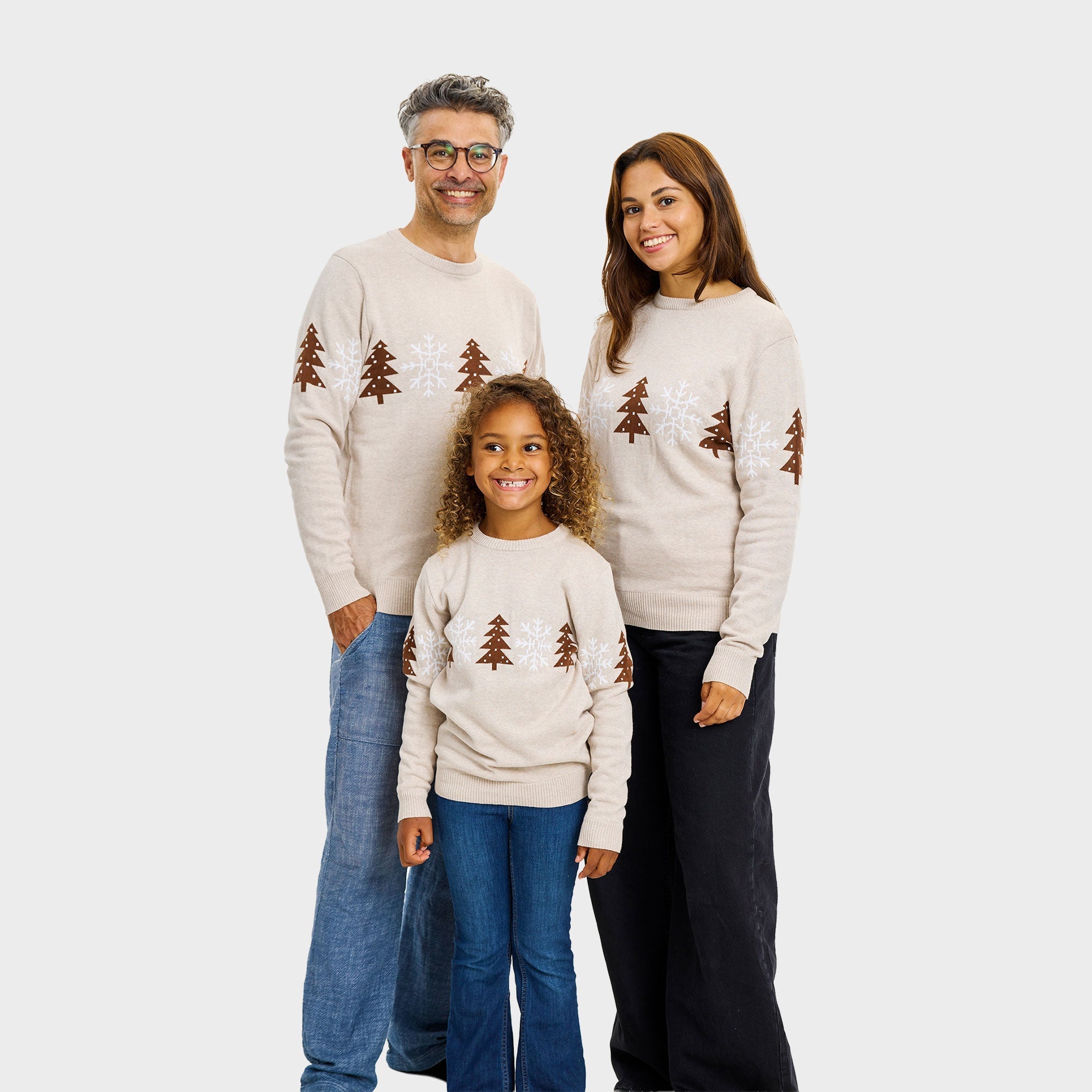 De beige wintertrui – Dames