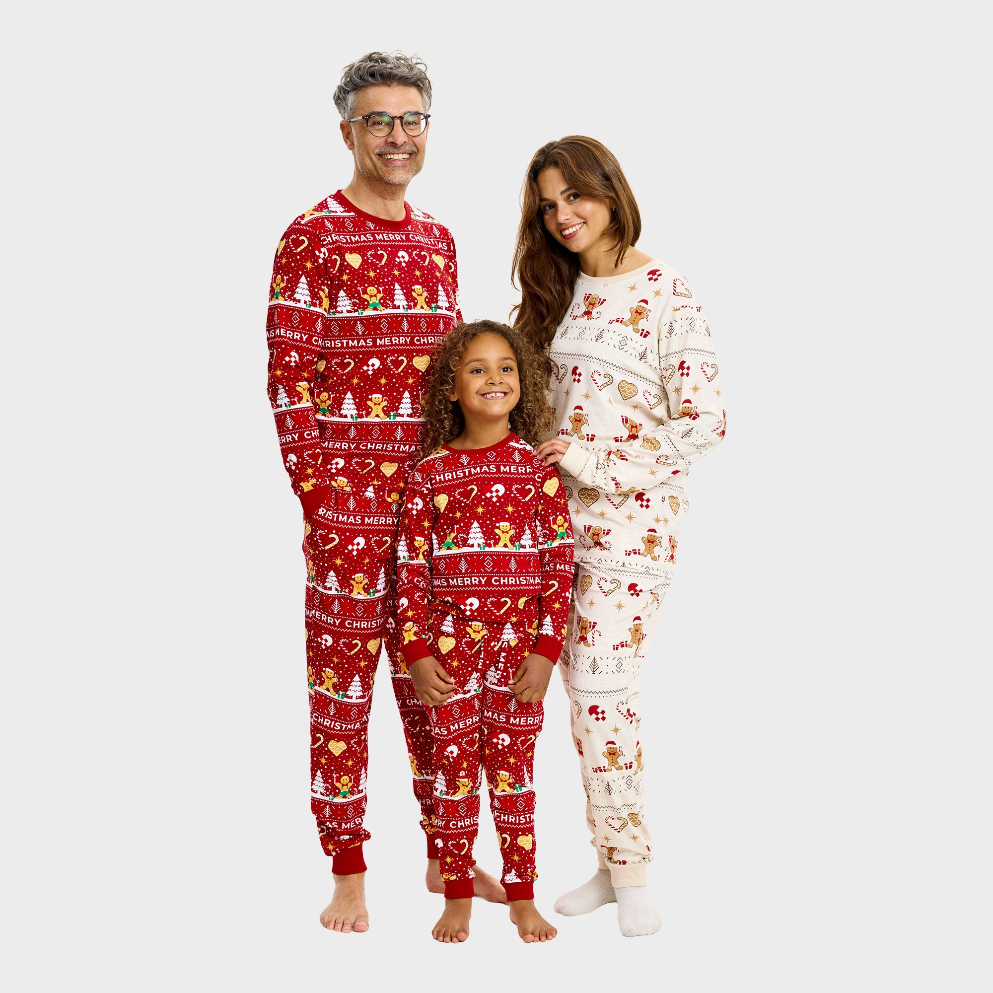 Christmas Cookie kerstpyjama rood – Kinderen