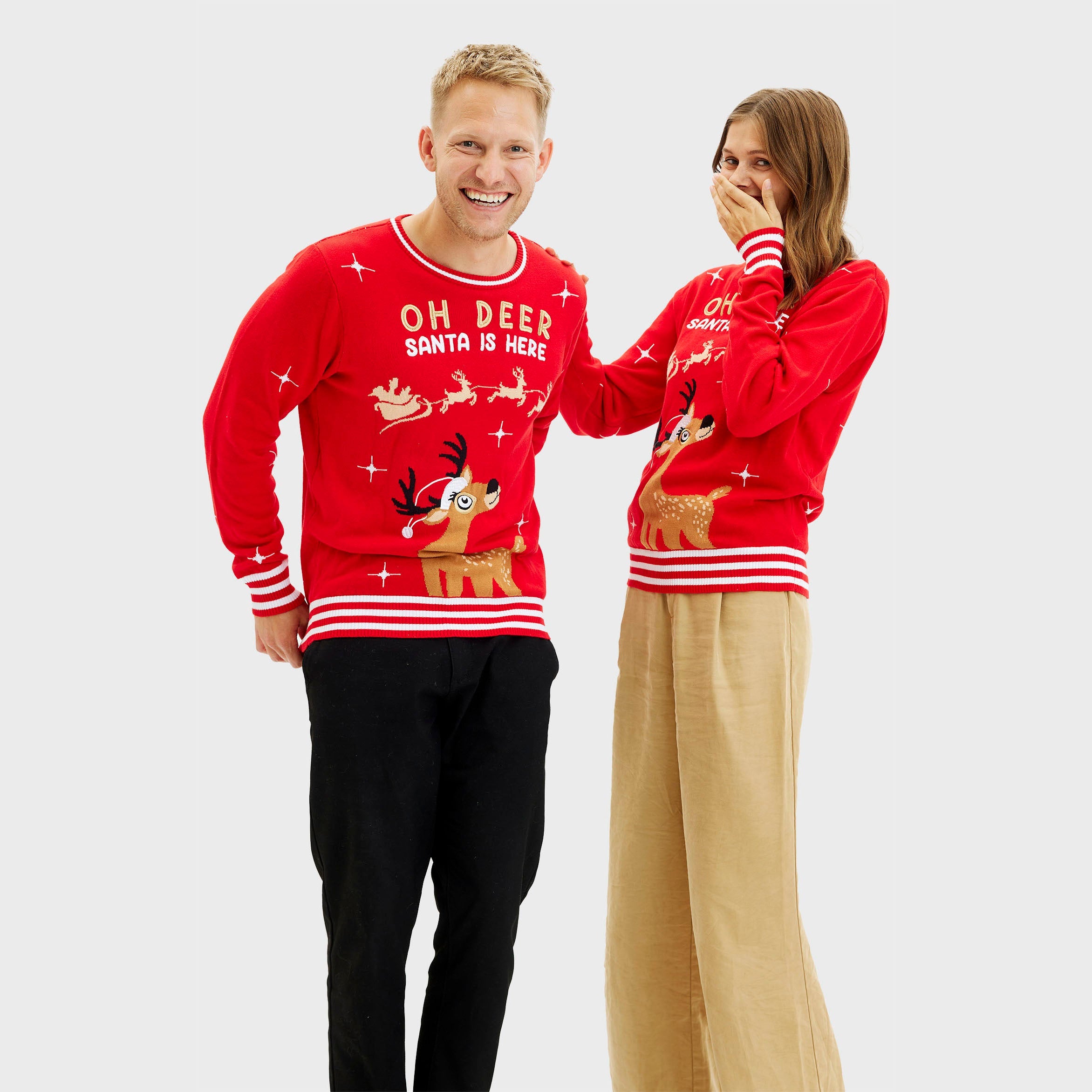 Oh Deer Sweater - Dames.