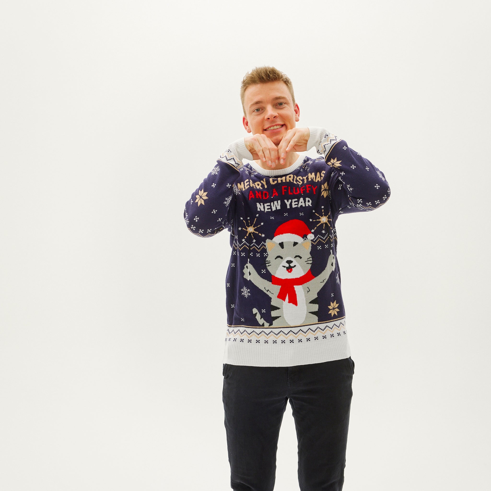 Merry Christmas And A Fluffy New Year - Heren