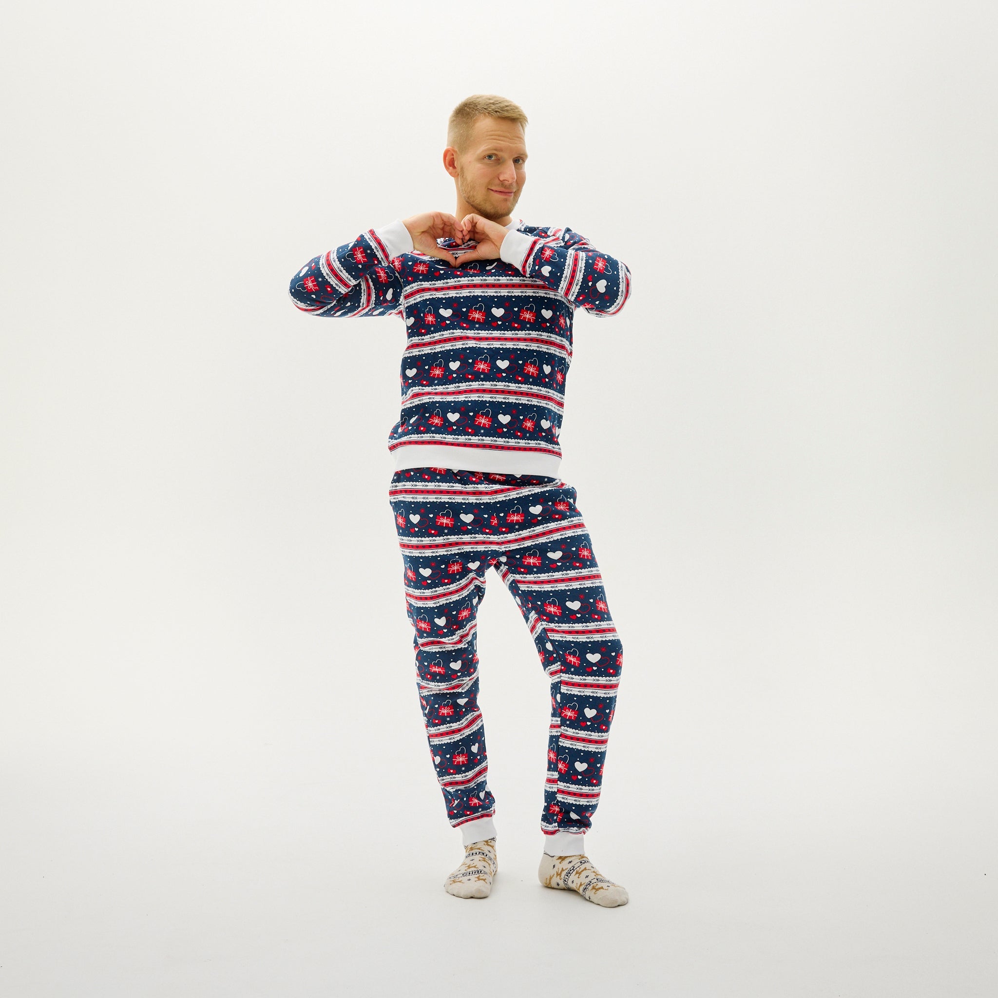 Valentijnsset Navy - Heren.